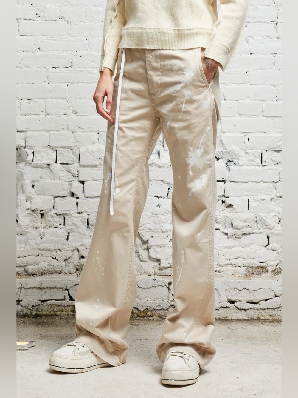 R13 Jane Paint Splatter Chino Size 30